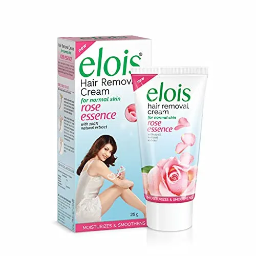Elois Hair Removal Cream for Women & Girls | Hair Remover Cream for Bikini Area & Private Parts | Silky Soft Skin with Rose Essence | For Legs, Underarms & Arms
