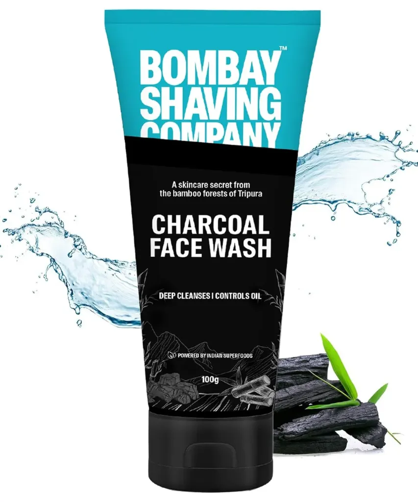 Bombay Shaving Company Charcoal Face Wash, Fights Pollution and Acne, Oil Control For Men & Women - 100g