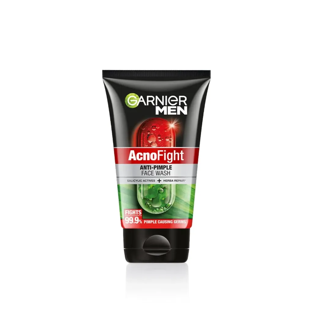 Garnier Men, AcnoFight, Anti-Pimple Face Wash, Repairs Skin & Balances Oils,  50 g