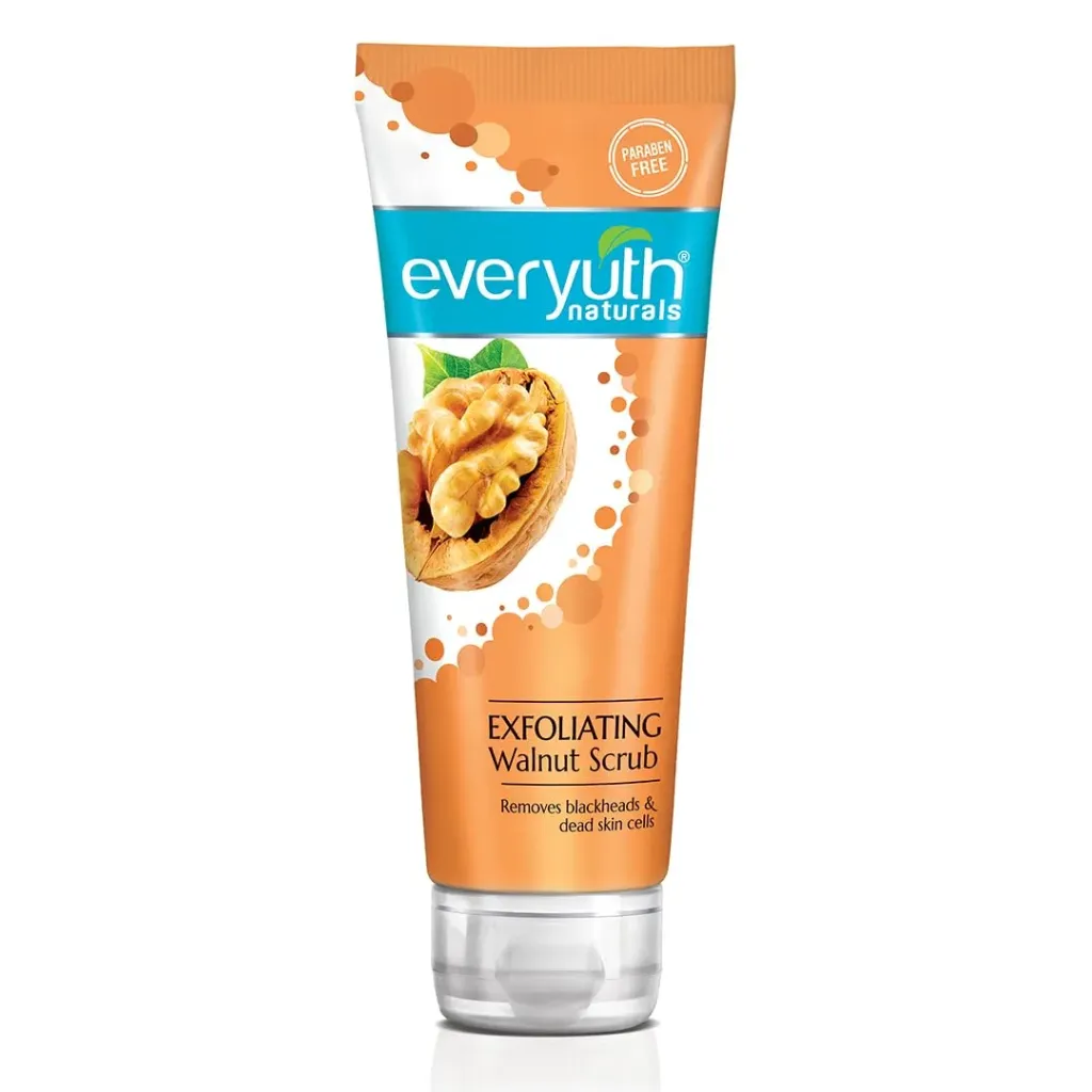 Everyuth Naturals Exfoliating Walnut Scrub, 50gm (GET FREE- everyuth naturals facewash worth 90 rupees)