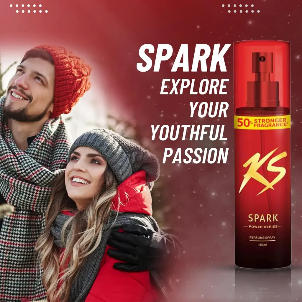 KamaSutra Spark Power Series Fragrance Body Spray 135Ml, Unisex