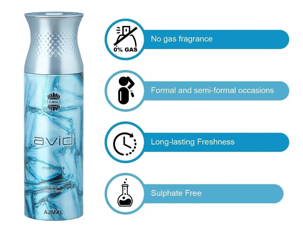 Ajmal Avid Deodorant for Men & Women