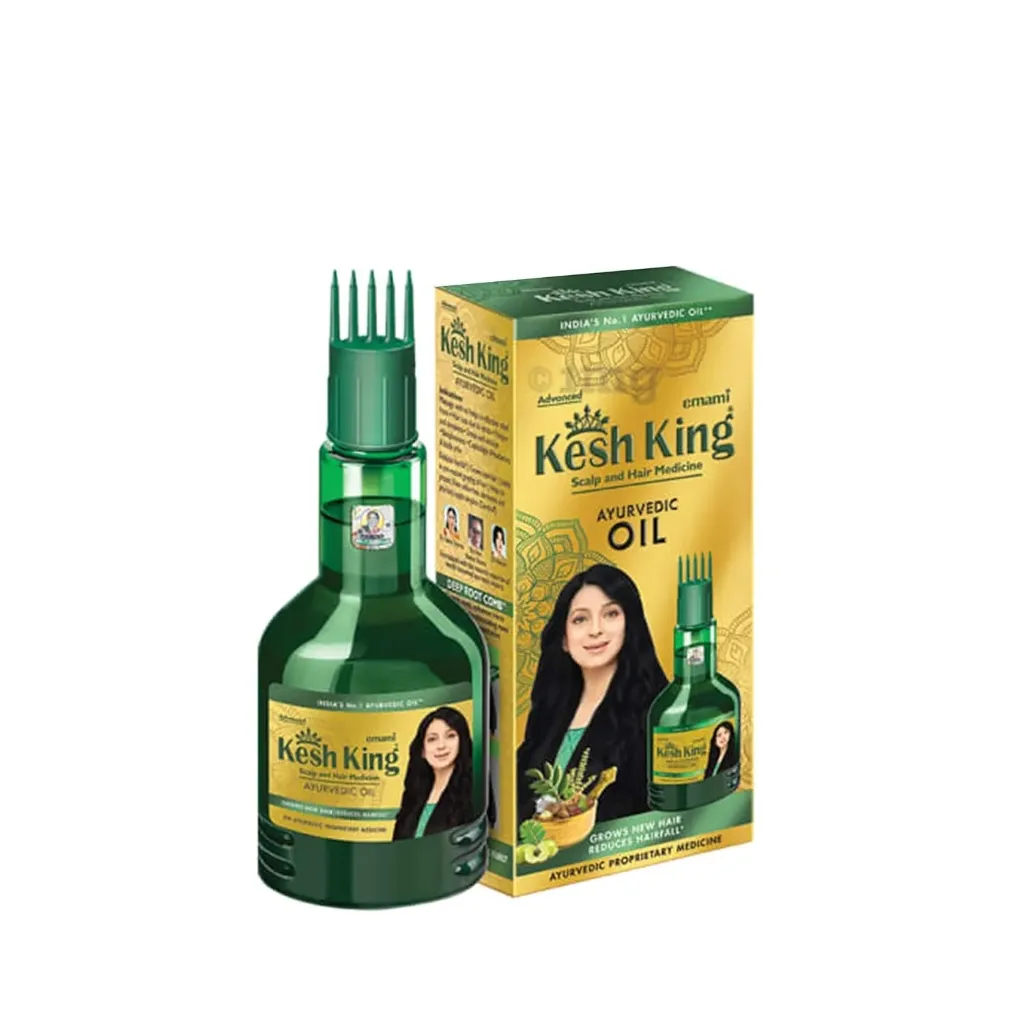 Kesh King Ayurvedic Medicinal Oil, 100 ml (Get FREE -Kesh King Shampoo Worth ₹ 65)