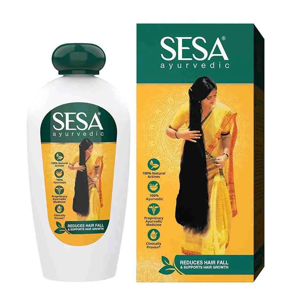 Sesa Ayurvedic Hair Oil -100ml (GET FREE Sesa Shampoo 50 ml )