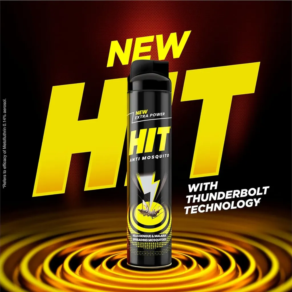 Hit Flying Insect Killer - Mosquito & Fly Killer Spray (200Ml) | Instant Kill | Protection From Dengue & Malaria