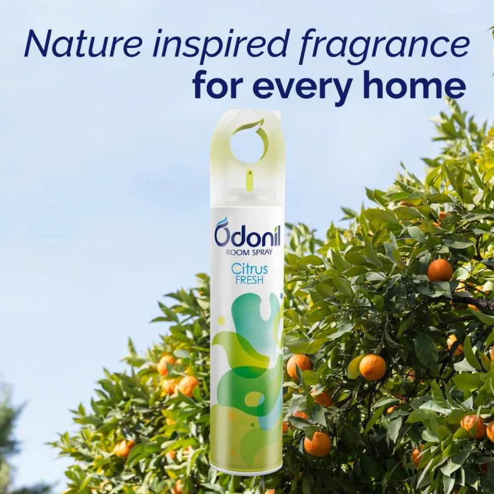 Odonil Room Air Freshner Spray, Citrus Fresh - 220 ml