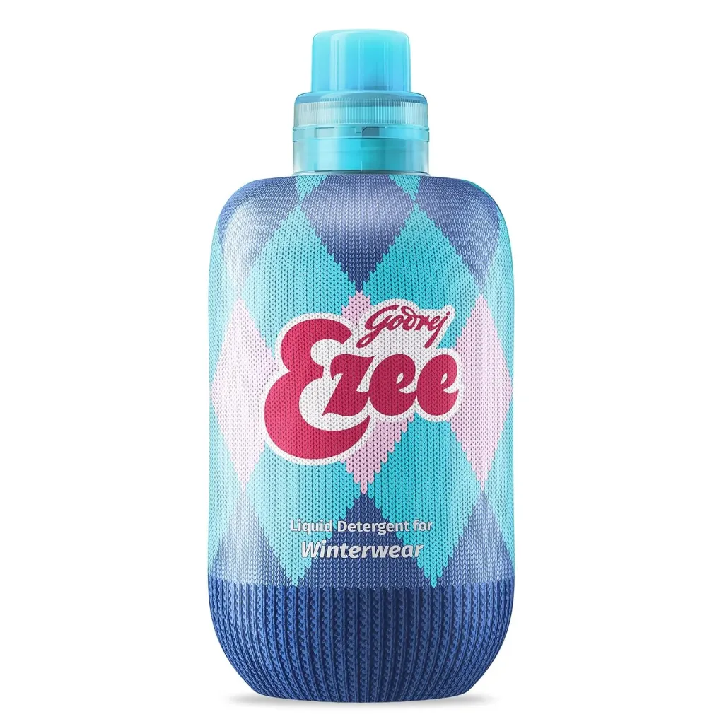 Godrej Ezee Liquid Detergent for both Top load and Front load Washing - 500g Bottle, for Winter Wear | Added Conditioner | No Soda Formula | Woolmark Certified