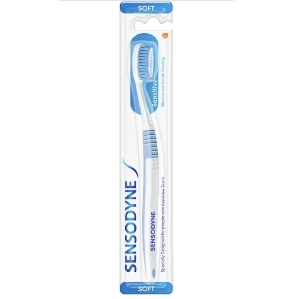 Sensodyne Sensitive Manual Toothbrush, Brush With Soft Bristles