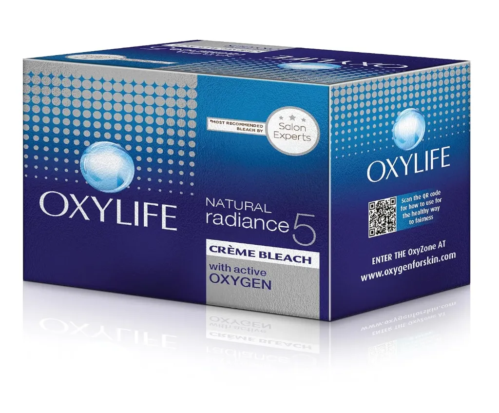 Oxylife Natural Radiance 5 Creme Bleach With Active Oxygen, 9 Gm