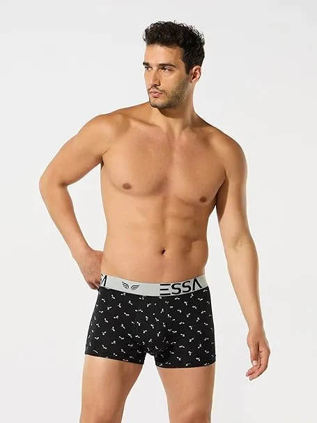 ESSA Men's Cotton Trunks | Comfortable & Breathable Underwear, Innerwear Stylish Design | Ideal for Everyday Wear (4105)