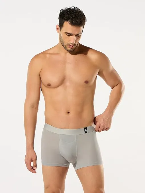 ESSA Men’s Ultra-Soft Modal Trunk Underwear | Moisture-Absorption with 4-Way Stretch | Breathable Contour Pouch, Microfiber Waistband with Spandex