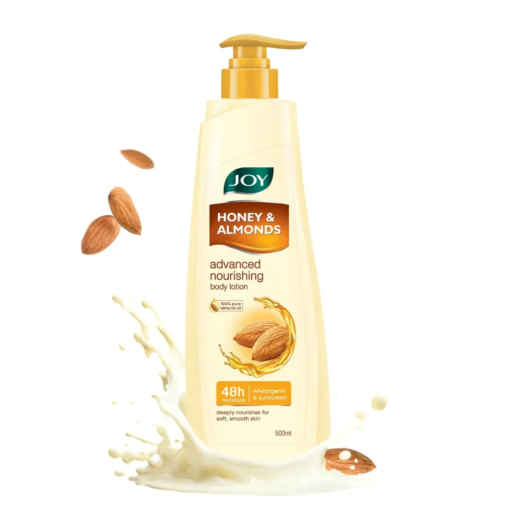JOY Honey and Almonds Advanced Nourishing Body Lotion for Normal to Dry skin - 400ml  