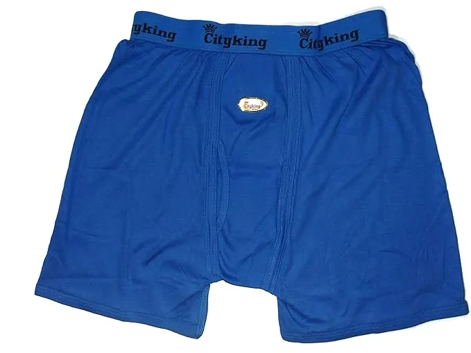 CityKing Men's Long Cotton Fine Trunk, Multicolour