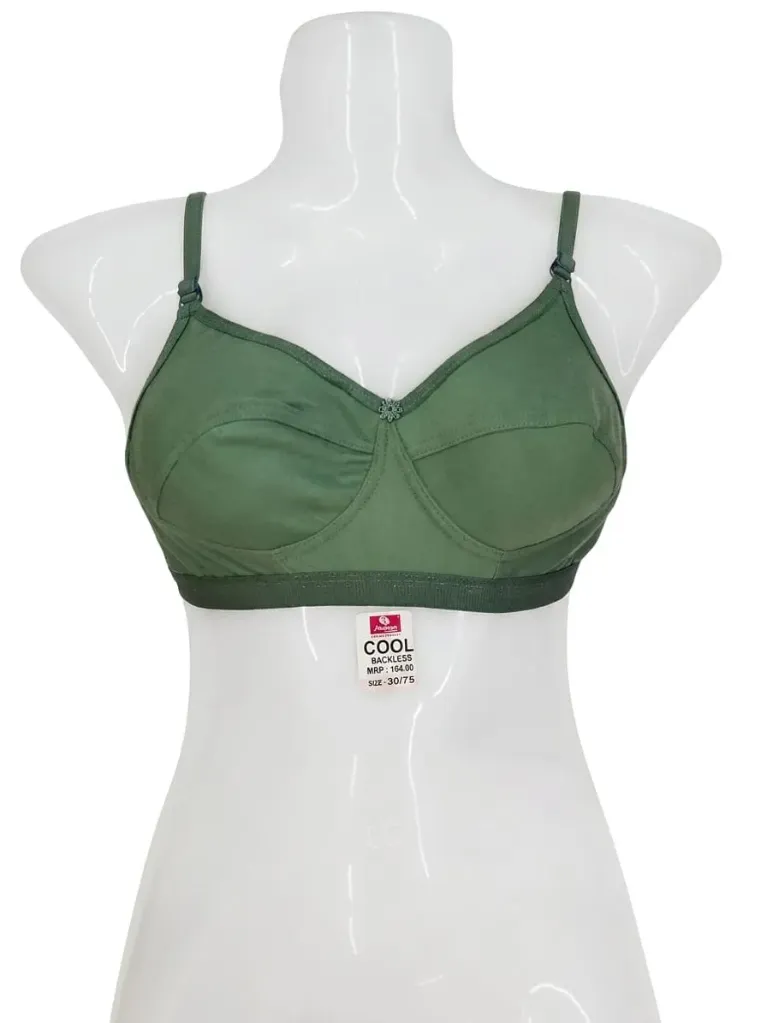 JAPAN BEAUTY Women's cotton cool backless lingerie bra (30)