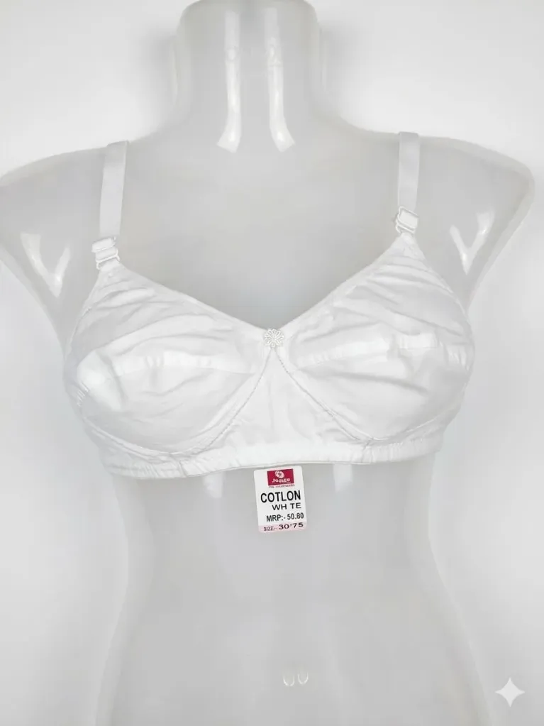 JAPAN BEAUTY Women's Cotton white lingerie bra